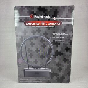 Radio Shack Indoor VHF/UHF/HDTV Amplified Antenna 1500254